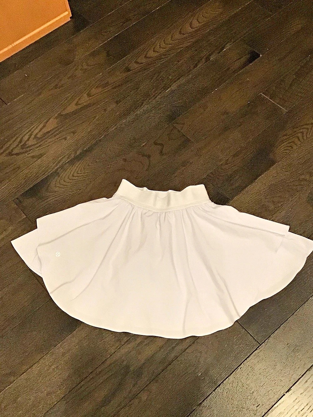 lululemon Court Rival High-Rise Bluish Gray Flared Skirt. 0